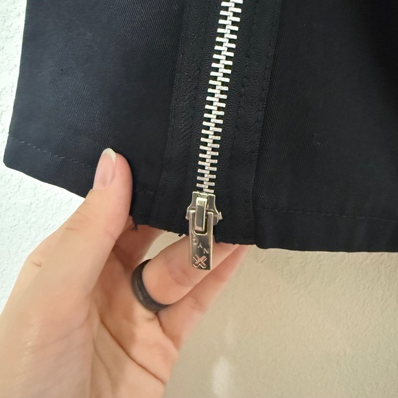 Tripp NYC XS Black Green Plaid Zipper Punk Mall Goth Pleated Mini Skirt Vintage - Picture 4 of 10